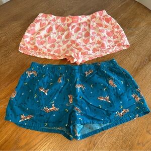 Joyspun Women’s Pajama Shorts Bundle – Size Large (12–14)